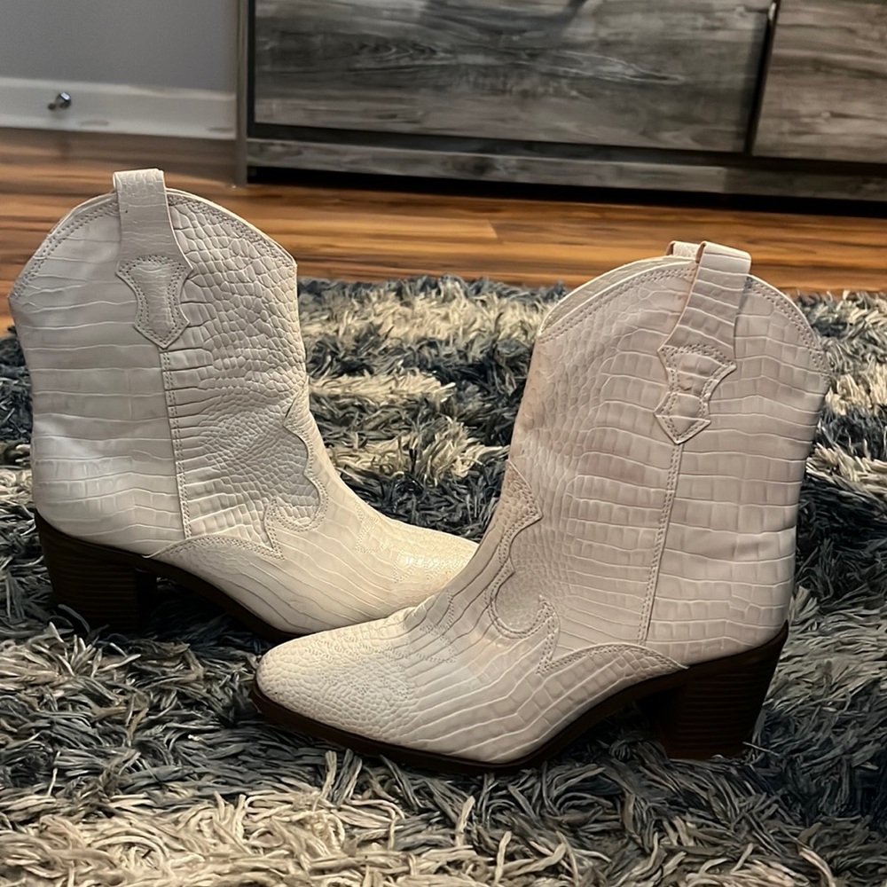 White boots